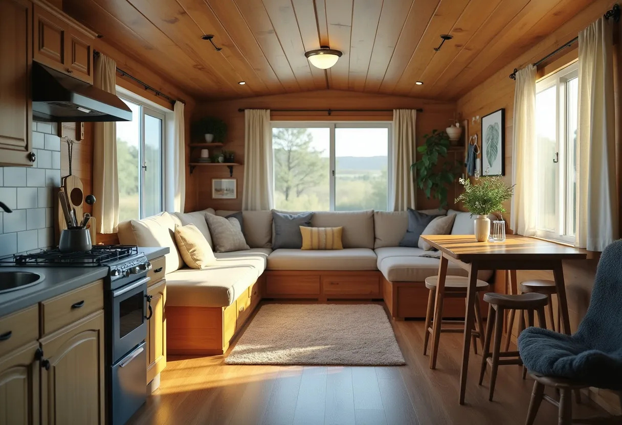 mobil-home  nature